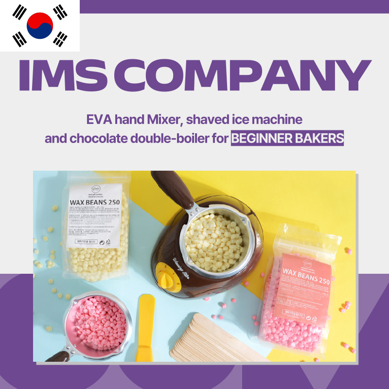 Handy shaved ice machine, Chocolate double-boiler, Whipped hand mixer, Waxing machine  IMS COMPANY Korea