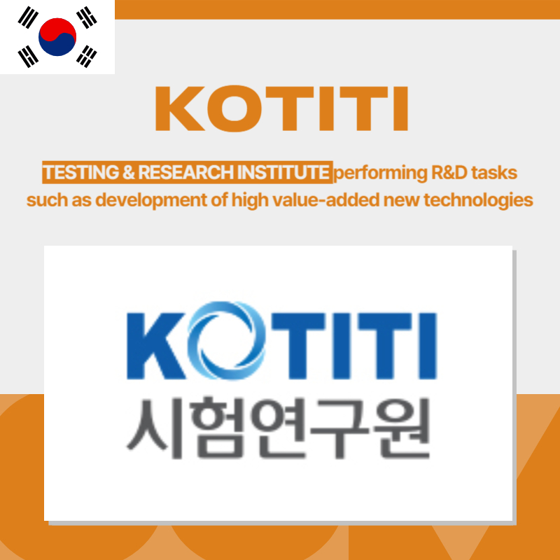 Fashion textile productss, toys, children's product, cosmetics, etc KOTITI Testing & Research Institute KOREA