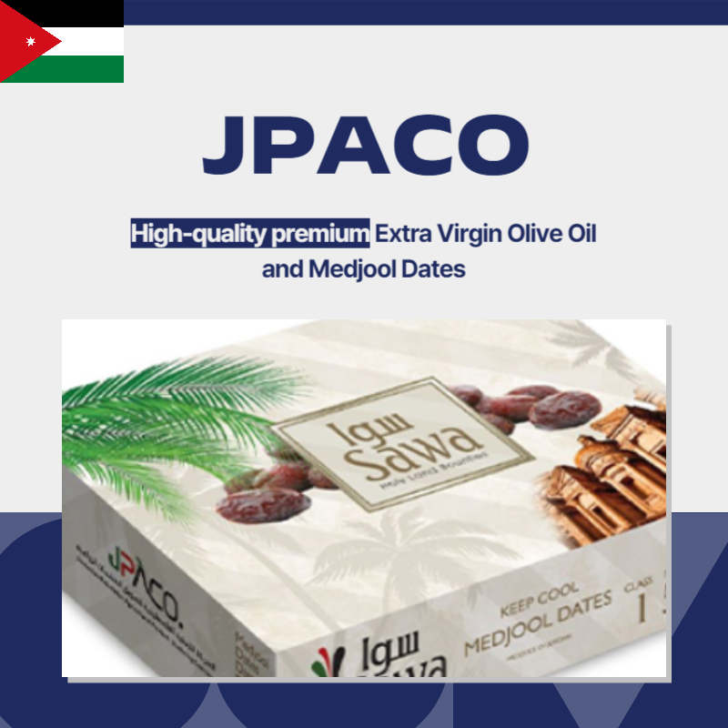 Olive Oil, Medjool Dates JPACO Jordan
