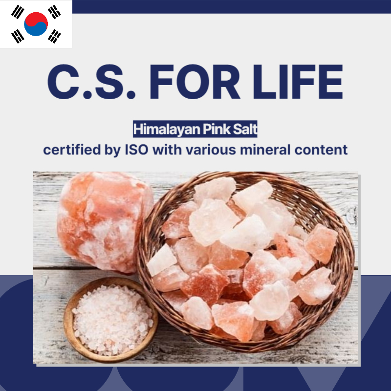 Pink salt, salt, himalayan salt, C.S. for life, Korea