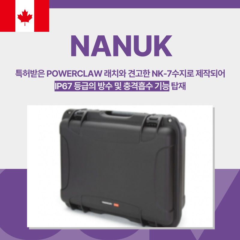 캐나다, NANUK, 플라스틱 케이스